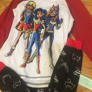 DC superhero’s two piece pajama